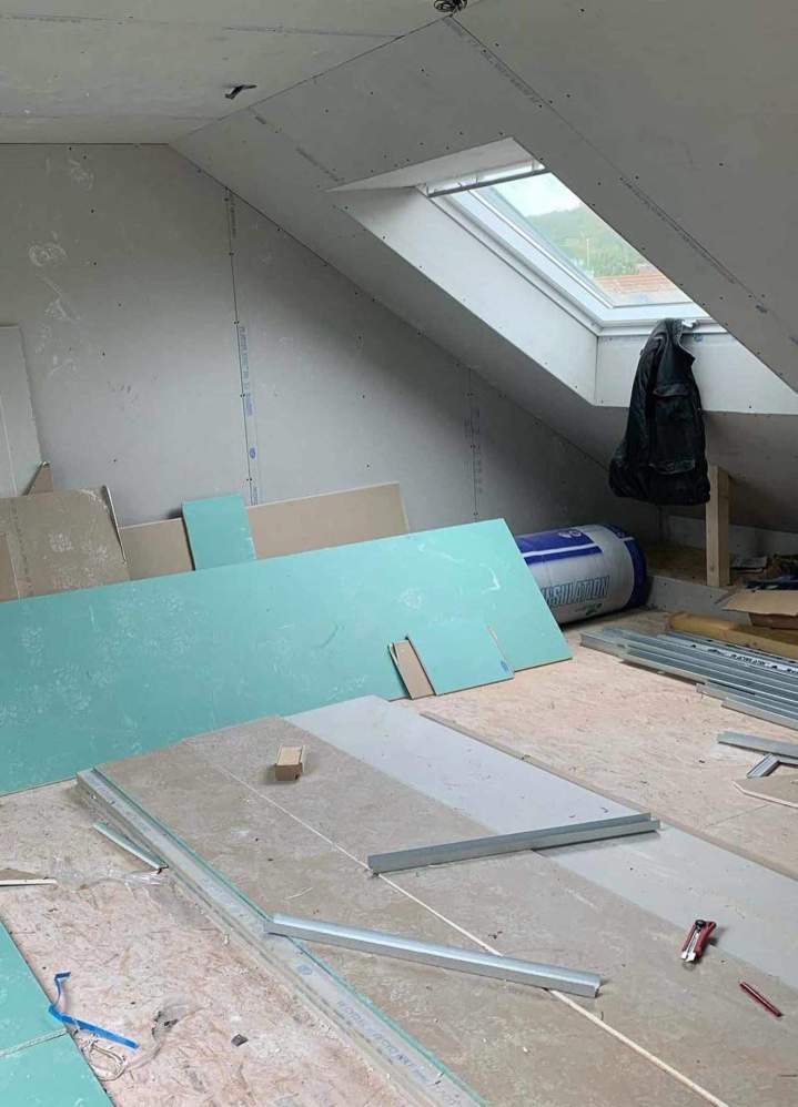 Isolation et aménagement combles maison Phénix Lésigny